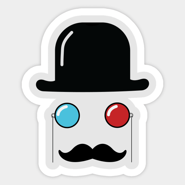 3d monocle Sticker by gazonula